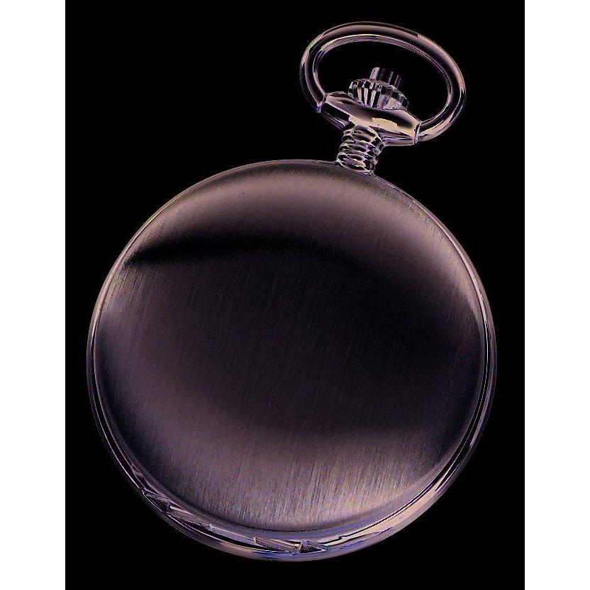Charles-Hubert- Paris Brass Satin-Finish Mechanical Hunter Case Pocket Watch #3594