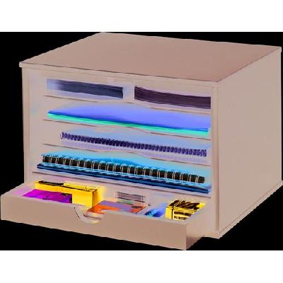 Desktop Juice Color Stackable Storage Box Office Drawer - Temu