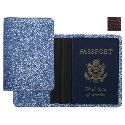 Raika AN 115 BROWN 4.06in. x 5.5in. Passport Cover - Brown 