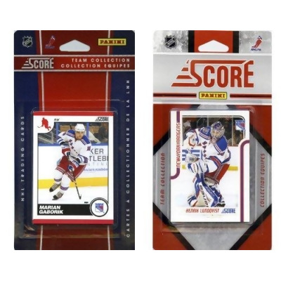 C & I Collectables NYR2TS NHL New York Rangers Licensed Score 2 Team Sets 