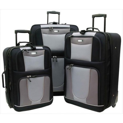 Overland Travelware GB224-3 Carnegie Expandable Luggage Set - Piece of 3 