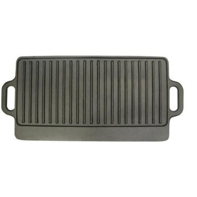MBR Industries BC-65364 Cast Iron 20 in. Reversible Camping Grill Griddle 