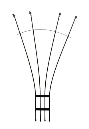 Achla FT-37G 38"W X 56"H Iron Fan Trellis I