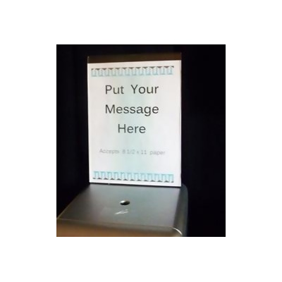 Clean Holdings 70010 Acrylic Sign Holder-Custom Fit to TCS 