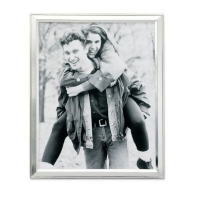 Lawrence Frames 750180 Lawrence Frames Brushed Silver Plated 8x10 Metal Picture Frame 