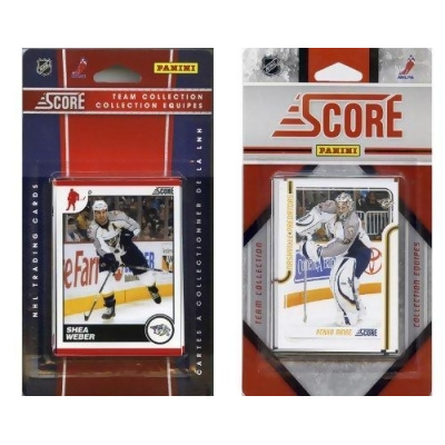 C & I Collectables PRED2TS NHL Nashville Predators Licensed Score 2 Team Sets 