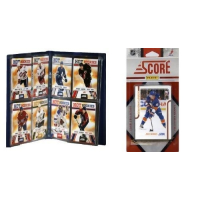 C & I Collectables 2011NYITS NHL New York Islanders Licensed 2011 Score Team Set and Storage Album 