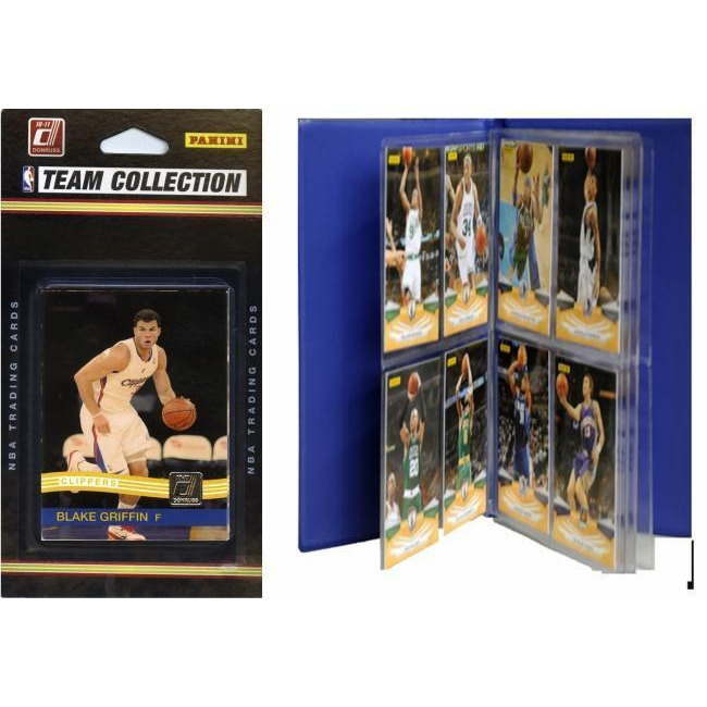 C & I Collectables 2010CLIPPTS NBA Los Angeles Clippers Licensed 2010-11 Donruss Team Set Plus Storage Album