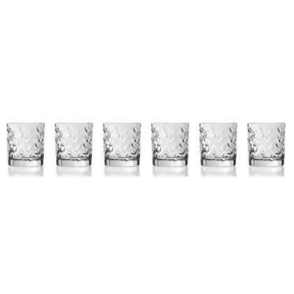 Lorenzo Import 243080 RCR Laurus Crystal Double old fashioned set of 6 