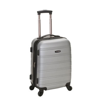 ROCKLAND F145-SILVER MELBOURNE 20 Inch EXPANDABLE ABS CARRY ON 
