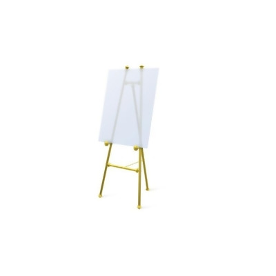 Testrite Visual Products 650 Elegant Easels Baroque Easel- Brass 