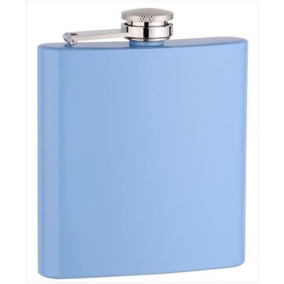 FJX Wholesale HFL-PD004B 6oz Baby Blue Painting Flask 