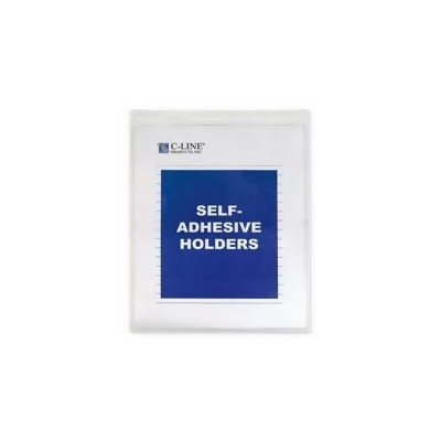 C-Line Products- Inc. CLI70912 Seal Shop Ticket Holder- Self Adhesive- 9in.x12in.- Clear 