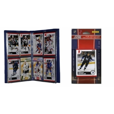 C & I Collectables 2010LIGHTTS NHL Tampa Bay Lightning Licensed 2010 Score Team Set and Storage Album 