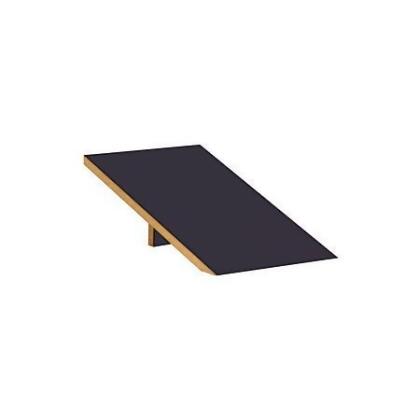 Salsbury Industries 33351BLK Sloping Hood with 1 Wide - Black