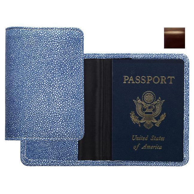 Raika RM 115 BROWN Passport Cover - Brown