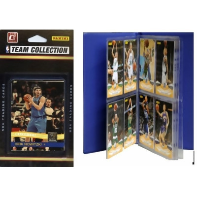 C & I Collectables 2010MAVSTS NBA Dallas Mavericks Licensed 2010-11 Donruss Team Set Plus Storage Album 