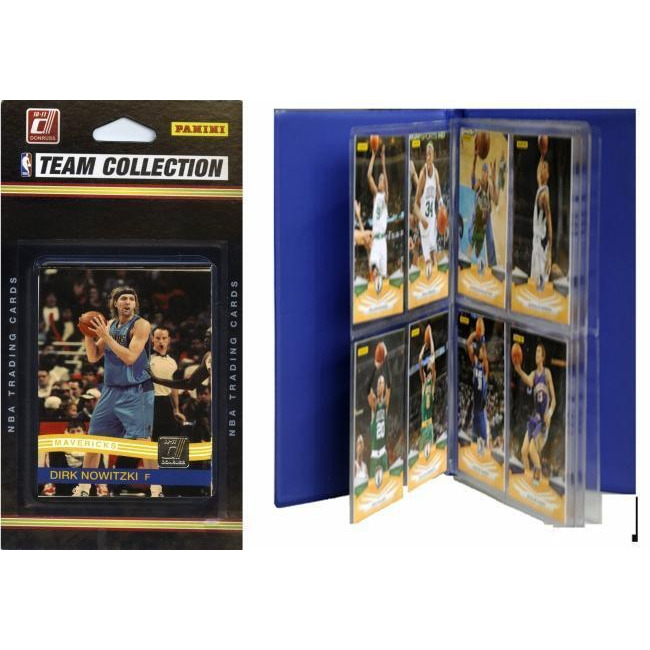 C & I Collectables 2010MAVSTS NBA Dallas Mavericks Licensed 2010-11 Donruss Team Set Plus Storage Album
