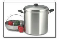 Precise Heat 30qt Waterless Stock Pot with Steamer Basket 