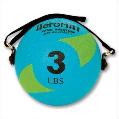 AGM Group 35941 5 in. Power Yoga-Pilates Weight Ball - Teal-Green 