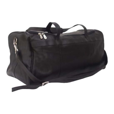 Piel 9711-BLK Black Medium Travel Duffel Bag 