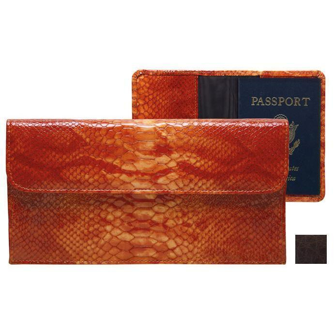 Raika RO 174 MOCHA Travel Pouch with Passport Cover - Mocha