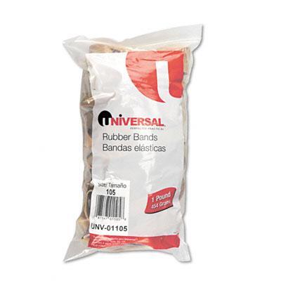 Universal 01105 Rubber Bands- Size 105- 5 x 5/8- 50 Bands/1lb Pack 