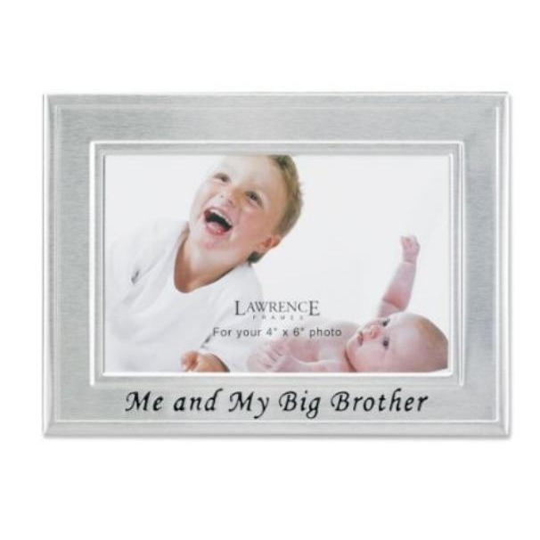 Lawrence Frames 506264 Lawrence Frames Big Brother Silver Plated 6x4 Picture Frame - Me And My Big Brother Design
