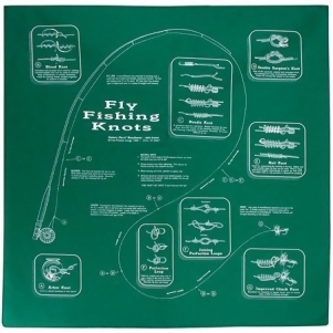 The Printed Image 104111 Fly Fishing Knots Bandana - All