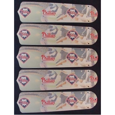 Ceiling Fan Designers 52set Mlb Phi Mlb Philadelphia Phillies Baseball 52 In Ceiling Fan Blades Only