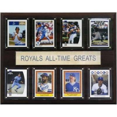 C & I Collectables 1215ATGROY MLB Kansas City Royals All-Time Greats Plaque 