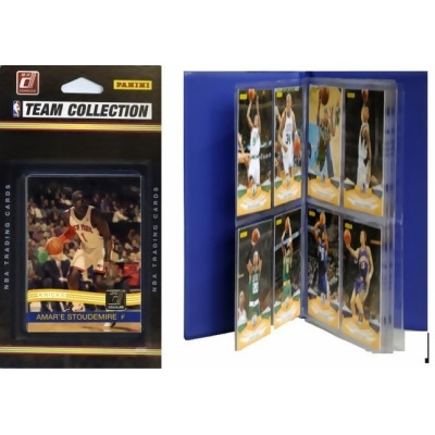 C & I Collectables 2010KNICKSTS NBA New York Knicks Licensed 2010-11 Donruss Team Set Plus Storage Album 