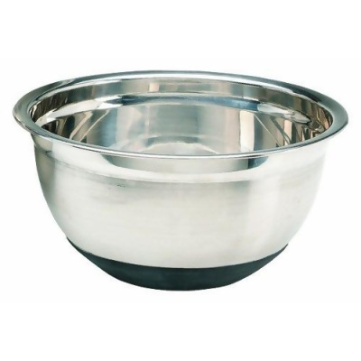 Crestware MBR08 8 Quart Stainless Steel Mixing Bowl with Rubber Base 