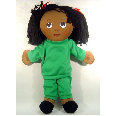 Fannys Play House Fph733 Dolls Black Girl Doll-Sweat Suit 