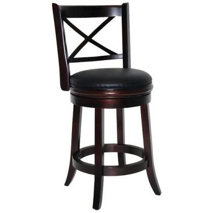 Boraam 48624 Georgia 24 Inch Counter Stool - Cappuccino Finish 