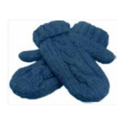 Nirvanna Designs MT41 Cable Mittens with Fleece Lining - Teal 