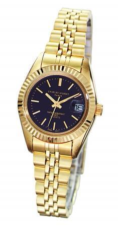Charles-Hubert- Paris Womens Gold-Plated Quartz Watch #6597-B 