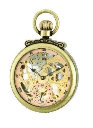 Charles-Hubert- Paris 3869-G 47mm Mechanical Pocket Watch - Antique Gold