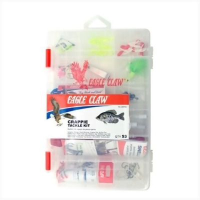 Eagle Claw 671095 Crappie Tackle Kit with Utility Box 