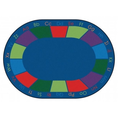 Carpets For Kids 8616 Colorful Places Seating 8.25 ft. x 11.67 ft. Oval Rug 
