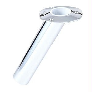 Lee s 30 Degree Chrome Flush Mount Rod Holder - 2.25 O.d. - All