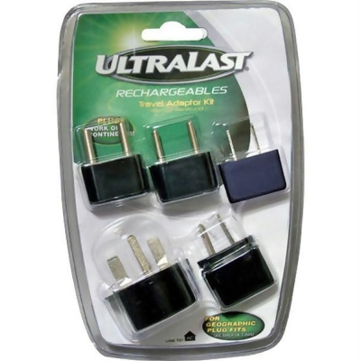 Ultralast International Travel Adapter Plug Set - White 
