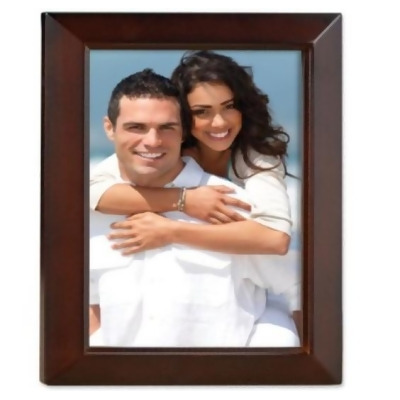 Lawrence Frames 725180 Lawrence Frames Walnut Wood 8x10 Picture Frame - Estero Collection 