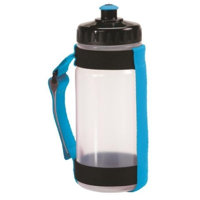 AGM Group 78270 Slim Handheld Bottle Carrier with 650 ml - Blue 