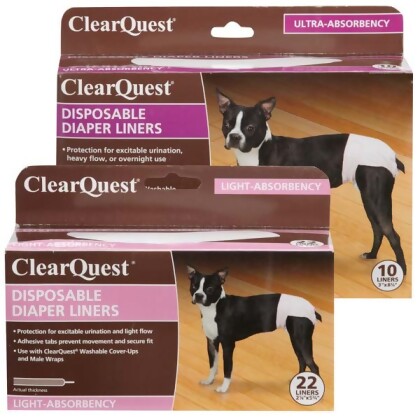 Clearquest US6116 22 Disposable Diaper Liner 22Pk Light