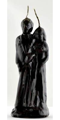 AzureGreen CMB7 Black Marriage Candle 