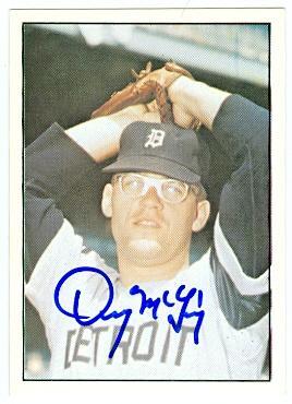 Autograph Warehouse 56247 Denny Mclain Autographed Baseball Card Detroit  Tigers 1978 Tcma No .210