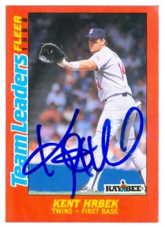 Kent Hrbek Minnesota Twins MLB Original Autographed Items for sale