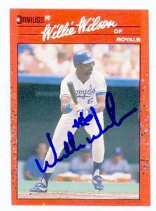 Willie Wilson Baseball Trading Cards