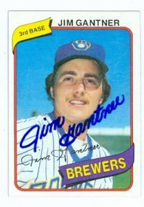 Jim Gantner Baseball Cards